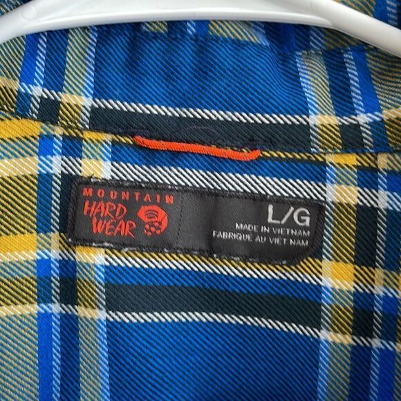 MOUNTAIN HARDWEAR TREKKIN’ SHIRT IN BLUE PLAID - Picture 6 of 6